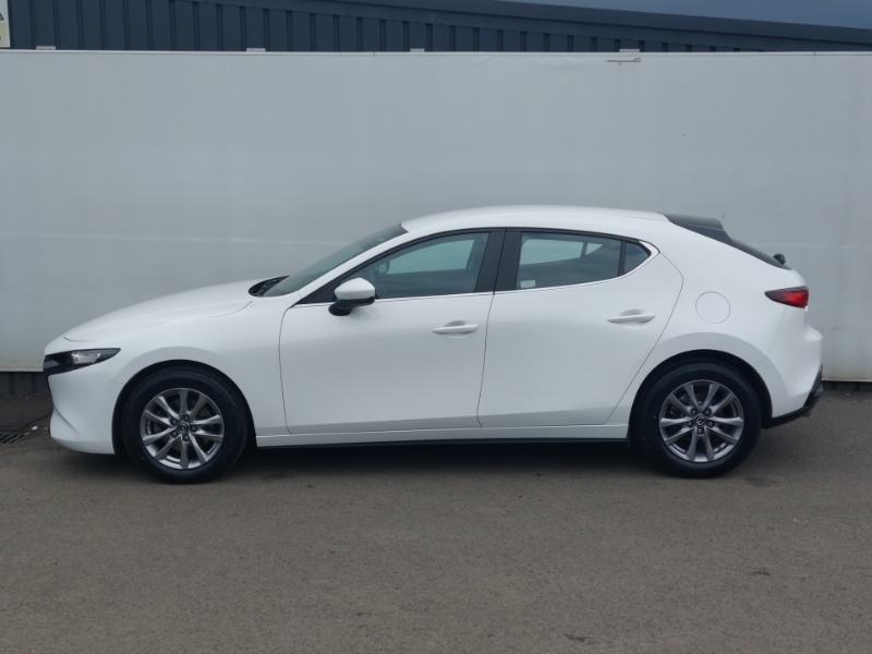 Mazda 3 2.0 E-skyactiv G Mhev Se-l SN72HFX White #4