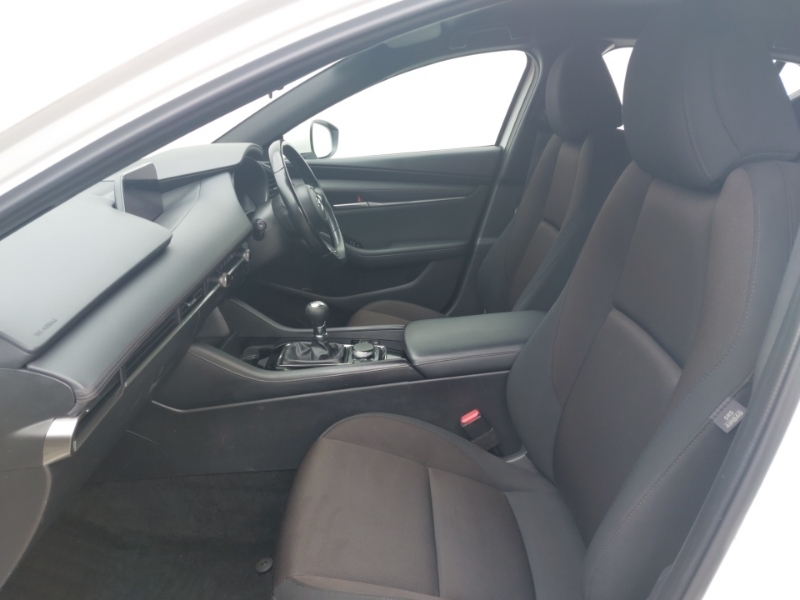 Mazda 3 2.0 E-skyactiv G Mhev Se-l SN72HFX White #5