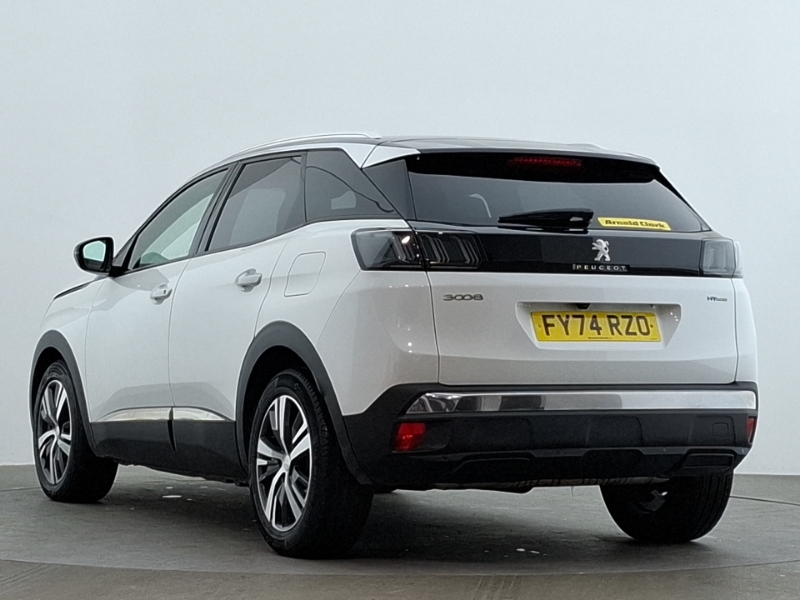 Peugeot 3008 1.6 Hybrid 180 Allure E-eat8 FY74RZO White #2