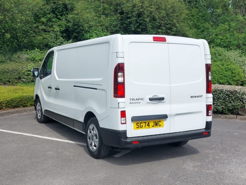 Renault Trafic Ll30 Blue Dci 130 Advance Safety Van SG74JWC White #2