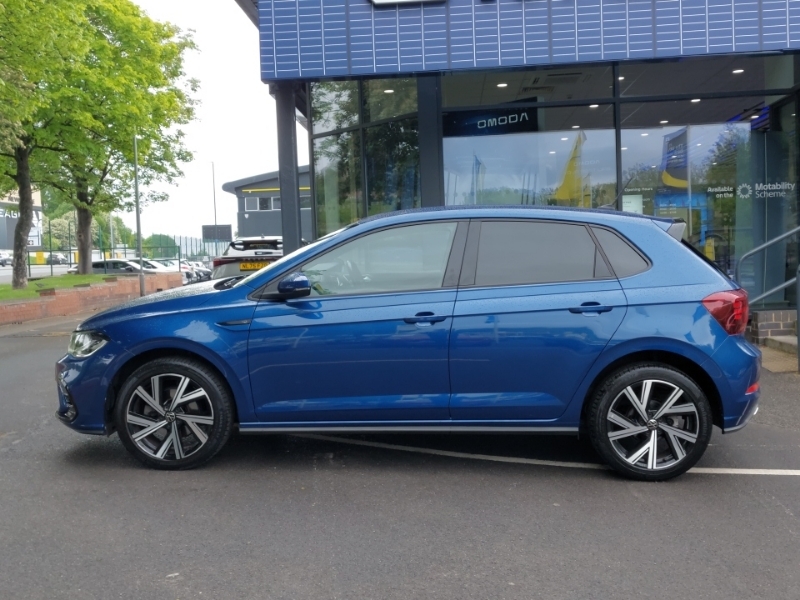 Volkswagen Polo 1.0 Tsi 110 R-line Dsg MT23UEN Blue #4