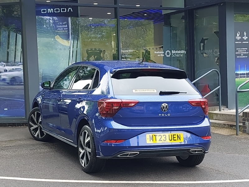 Volkswagen Polo 1.0 Tsi 110 R-line Dsg MT23UEN Blue #2