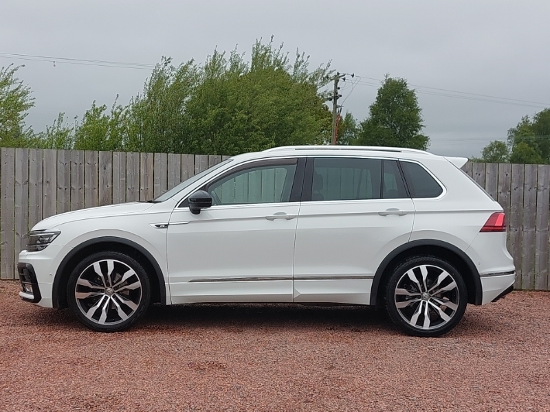 Volkswagen Tiguan 2.0 Tdi 150 4Motion R-line Dsg NG66VTF White #4