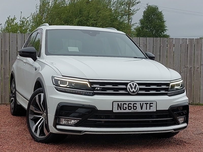 Volkswagen Tiguan 2.0 Tdi 150 4Motion R-line Dsg White