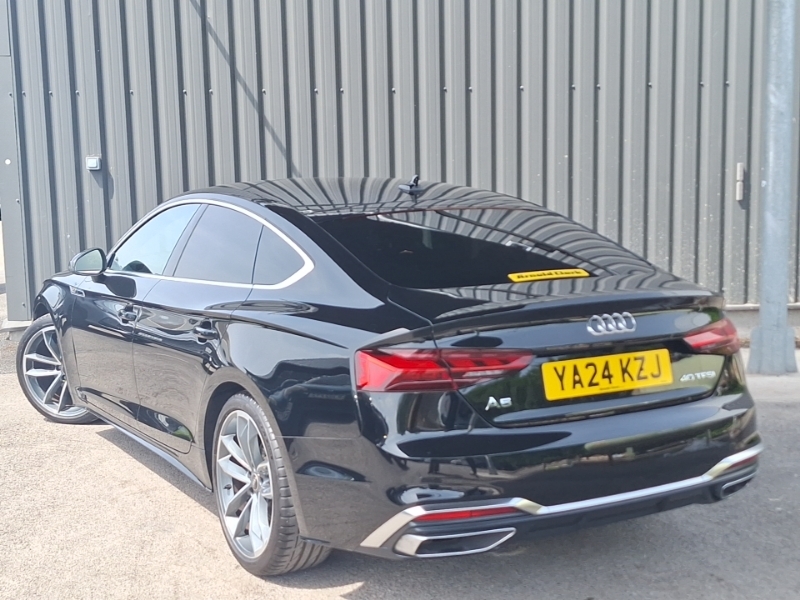 Audi A5 40 Tfsi 204 S Line S Tronic YA24KZJ Black #2