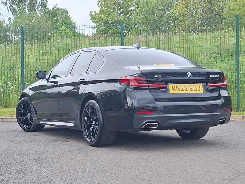 BMW 5 Series 520D Xdrive Mht M Sport Step KN22EDJ Black #2
