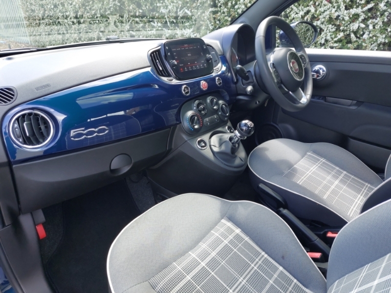 Fiat 500 1.0 Mild Hybrid Lounge YE70HWV Blue #5