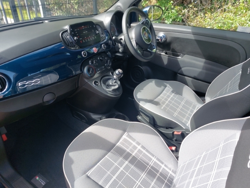 Fiat 500 1.0 Mild Hybrid Lounge YE70JDK Blue #5