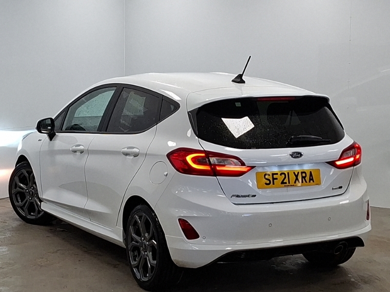Ford Fiesta 1.0 Ecoboost Hybrid Mhev 125 St-line Edition SF21XRA White #2