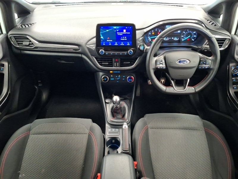 Ford Fiesta 1.0 Ecoboost Hybrid Mhev 125 St-line Edition SF21XRA White #3
