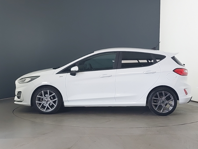 Ford Fiesta 1.0 Ecoboost Hybrid Mhev 125 St-line Edition YR72WJE White #4
