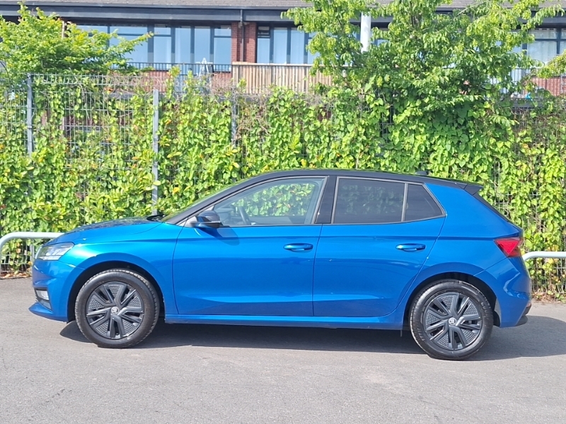Skoda Fabia 1.0 Tsi 116 Design Edition Dsg SK25ZGU Blue #4