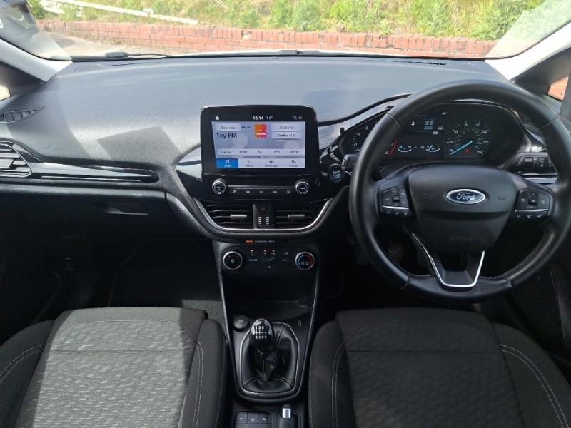 Ford Fiesta 1.0 Ecoboost Hybrid Mhev 125 Titanium SP23KNM White #3