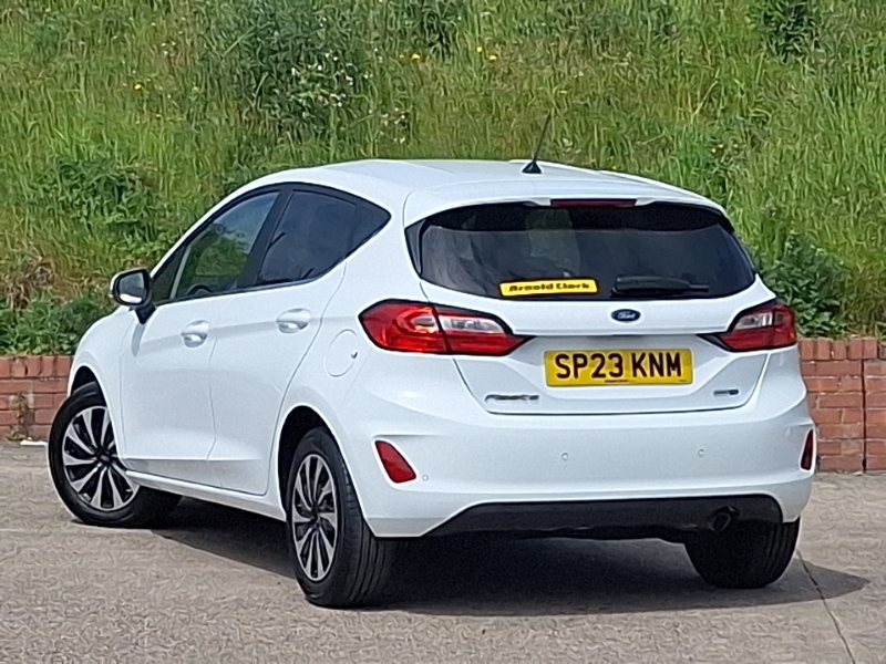 Ford Fiesta 1.0 Ecoboost Hybrid Mhev 125 Titanium SP23KNM White #2