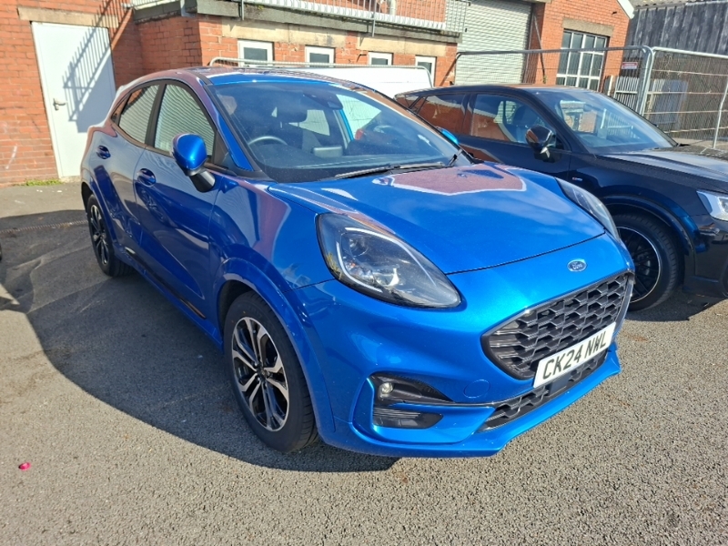 Ford Puma 1.0 Ecoboost Hybrid Mhev St-line Dct Blue