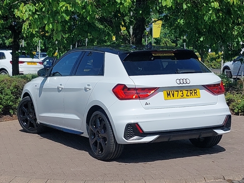Audi A1 30 Tfsi 110 Black Edition MV73ZRR White #2