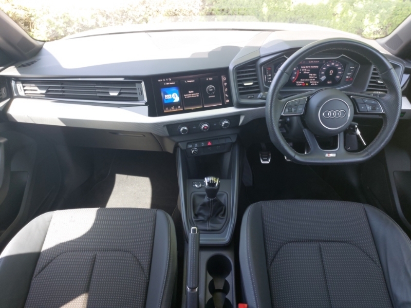 Audi A1 30 Tfsi 110 Black Edition MV73ZRR White #3