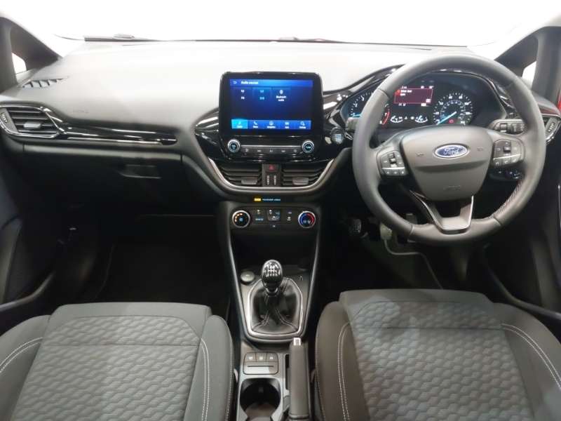 Ford Fiesta 1.0 Ecoboost Hybrid Mhev 125 Titanium YM72BCV Red #3