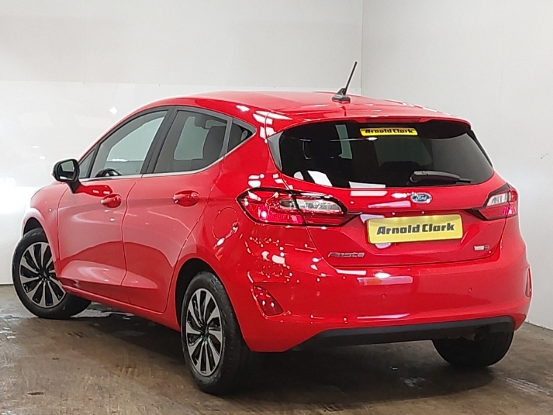 Ford Fiesta 1.0 Ecoboost Hybrid Mhev 125 Titanium YM72BCV Red #2