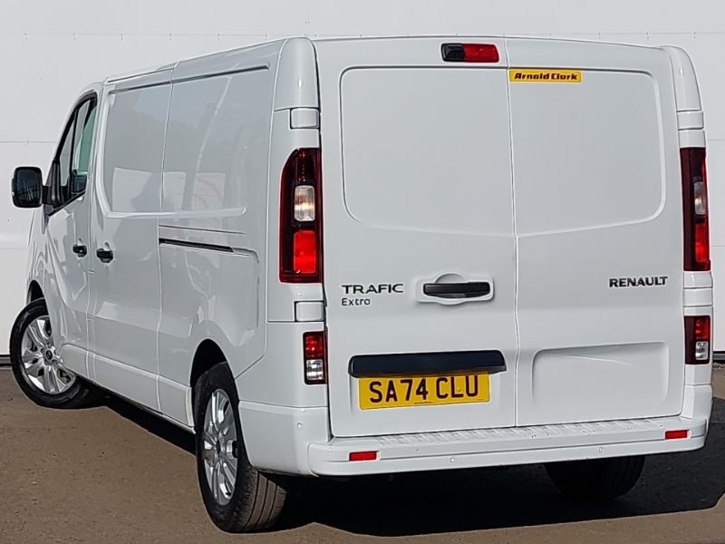 Renault Trafic Ll30 Blue Dci 130 Extra Safety Van SA74CLU White #2