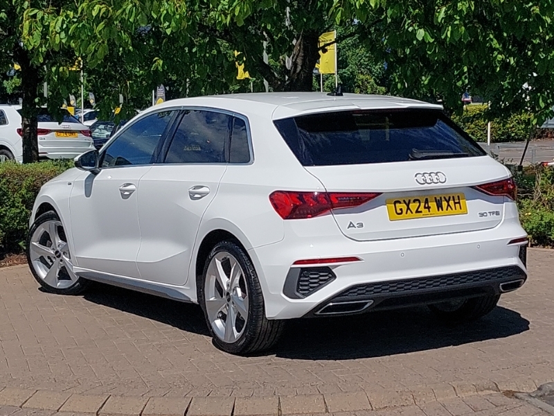 Audi A3 30 Tfsi S Line GX24WXH White #2