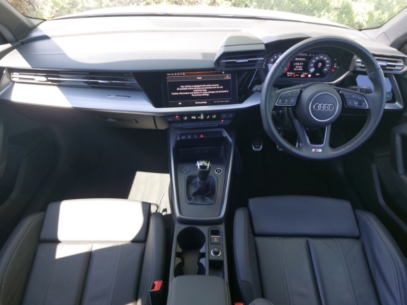Audi A3 30 Tfsi S Line GX24WXH White #3