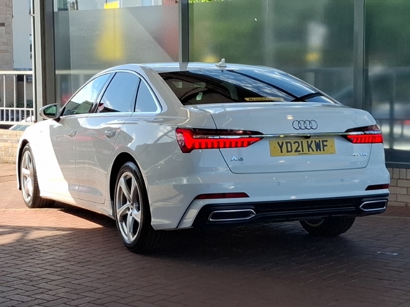 Audi A6 40 Tdi S Line S Tronic White #2