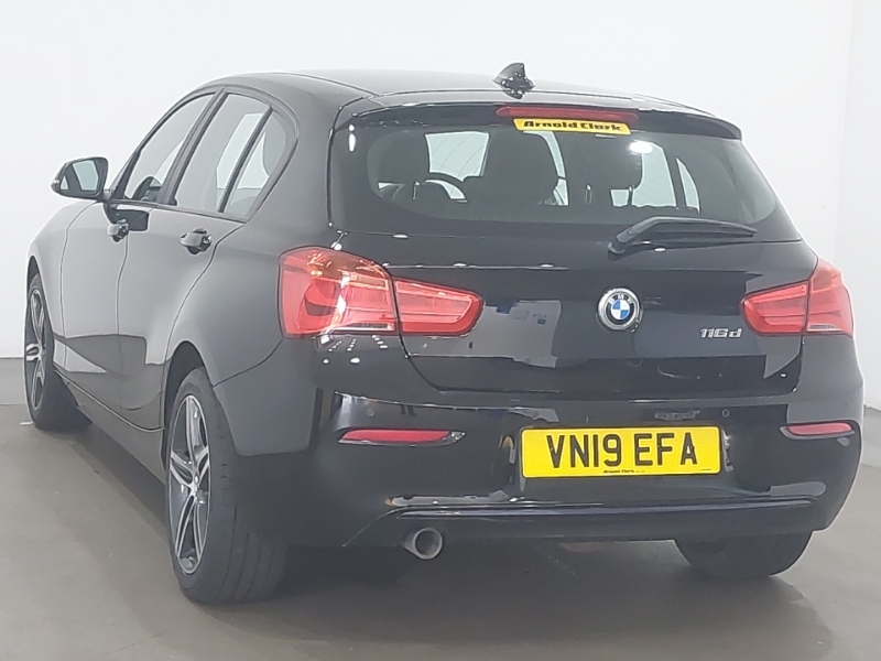 BMW 1 Series 116D Sport Navservotronic VN19EFA Black #2