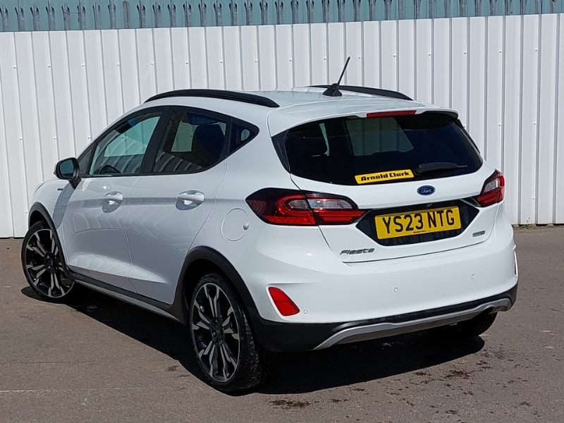 Ford Fiesta 1.0 Ecoboost Hybrid Mhev 125 Active X YS23NTG White #2