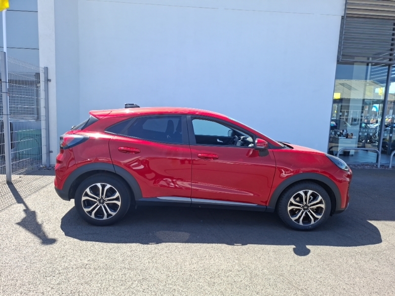 Ford Puma 1.0 Ecoboost Hybrid Mhev Titanium CK74XPZ Red #4