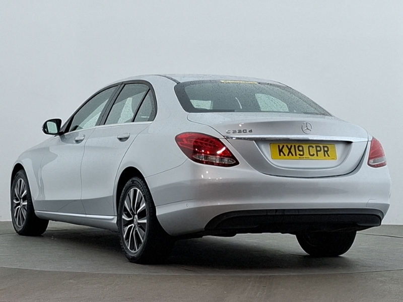 Mercedes-Benz C Class C220d Se 9G-tronic KX19CPR Silver #2