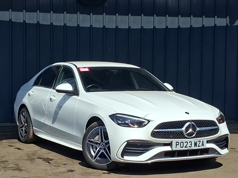 Mercedes-Benz C Class C300e Amg Line 9G-tronic White