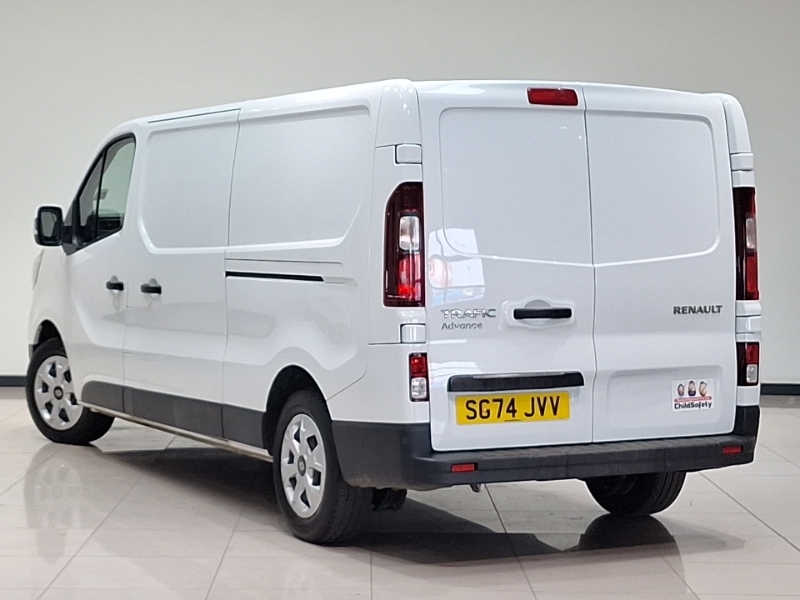 Renault Trafic Ll30 Blue Dci 130 Advance Safety Van SG74JVV White #2