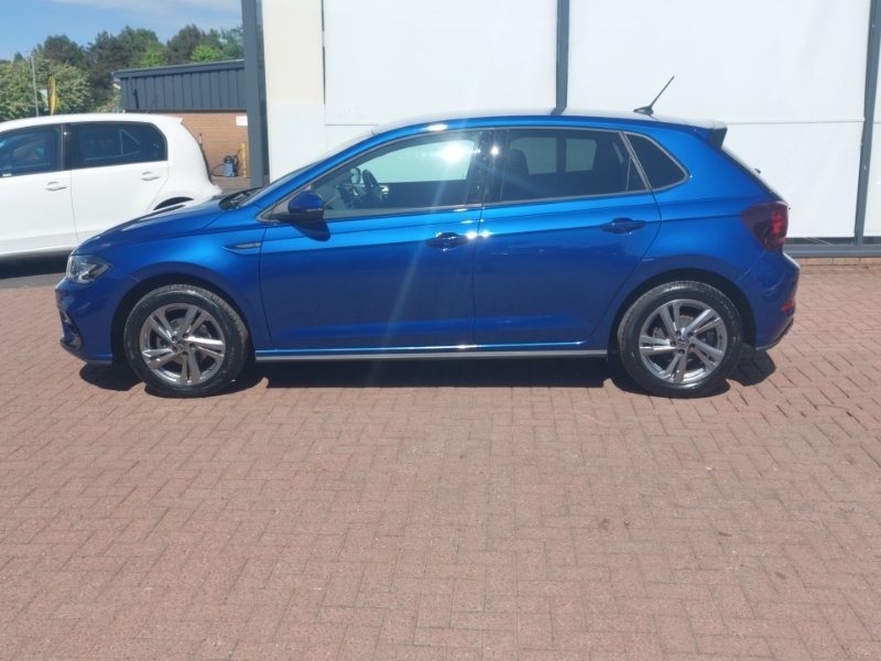 Volkswagen Polo 1.0 Tsi R-line SL73GYX Blue #4