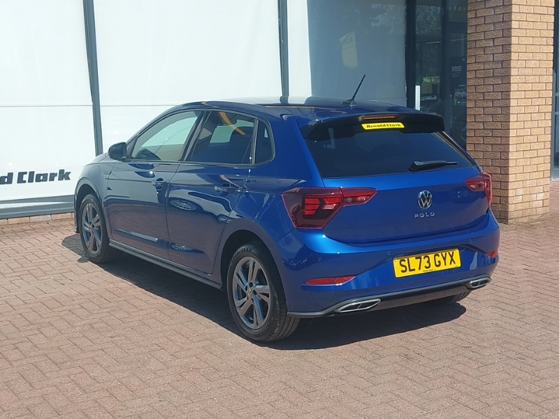Volkswagen Polo 1.0 Tsi R-line SL73GYX Blue #2
