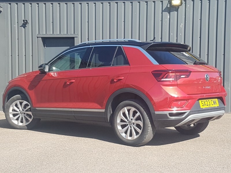 Volkswagen T-Roc 1.5 Tsi Style Dsg SX23CWK Red #2