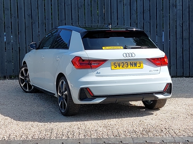 Audi A1 25 Tfsi Black Edition SV23NWJ White #2
