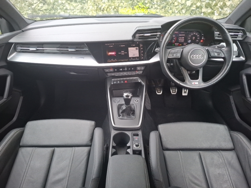 Audi A3 30 Tfsi S Line DA72BCF Black #3