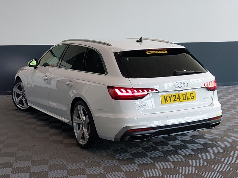 Audi A4 40 Tfsi 204 S Line S Tronic KY24OLG White #2