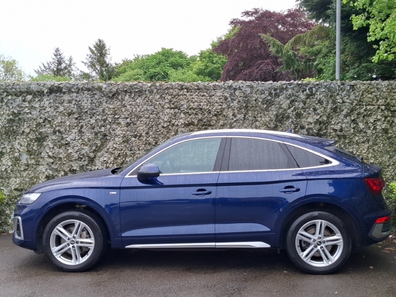 Audi Q5 40 Tdi Quattro S Line S Tronic Cs KN23HXE Blue #4