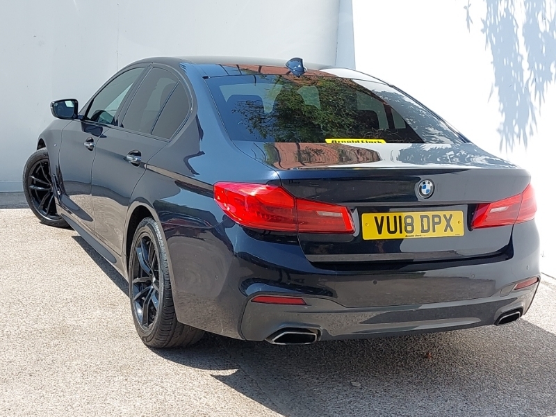 BMW 5 Series 520I M Sport VU18DPX Black #2