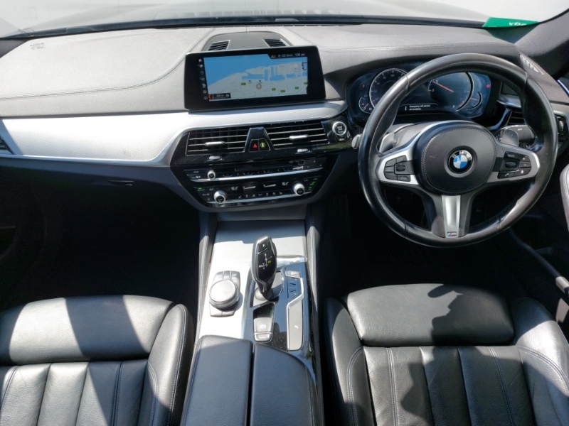 BMW 5 Series 520I M Sport VU18DPX Black #3