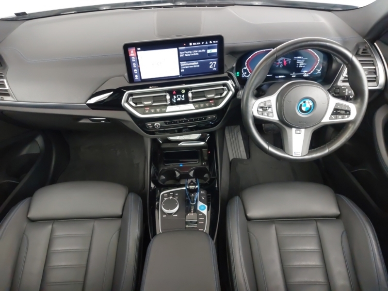 BMW iX3 210Kw M Sport 80Kwh WF72HZA Black #4