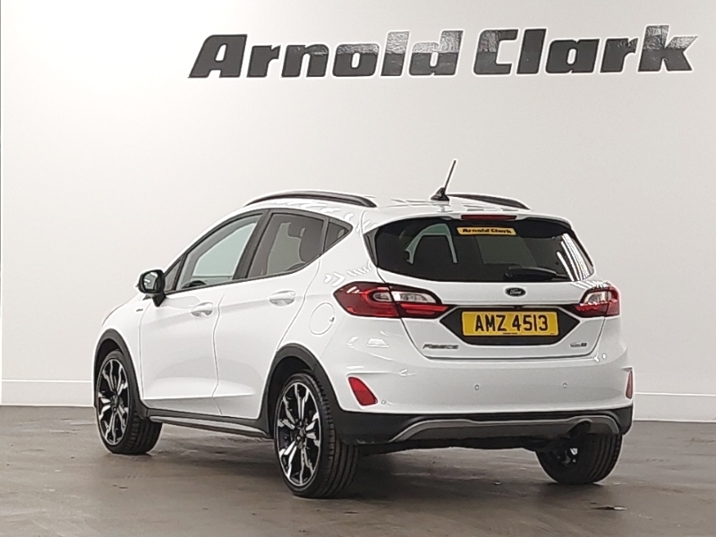 Ford Fiesta 1.0 Ecoboost Hybrid Mhev 125 Active X AMZ4513 White #2