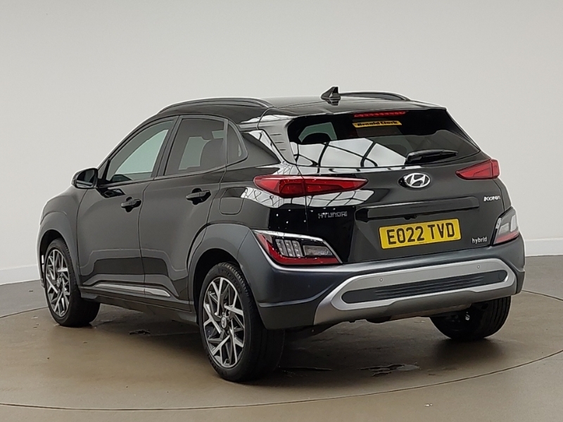 Hyundai Kona 1.6 Gdi Hybrid Premium Dct EO22TVD Black #2