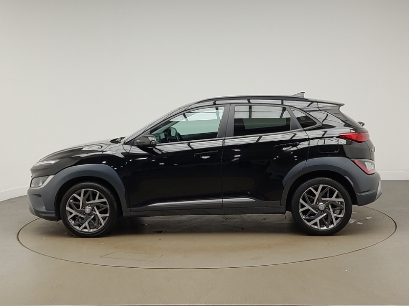 Hyundai Kona 1.6 Gdi Hybrid Premium Dct EO22TVD Black #4
