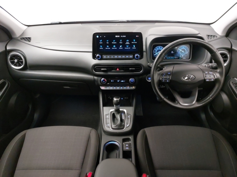 Hyundai Kona 1.6 Gdi Hybrid Premium Dct EO22TVD Black #3