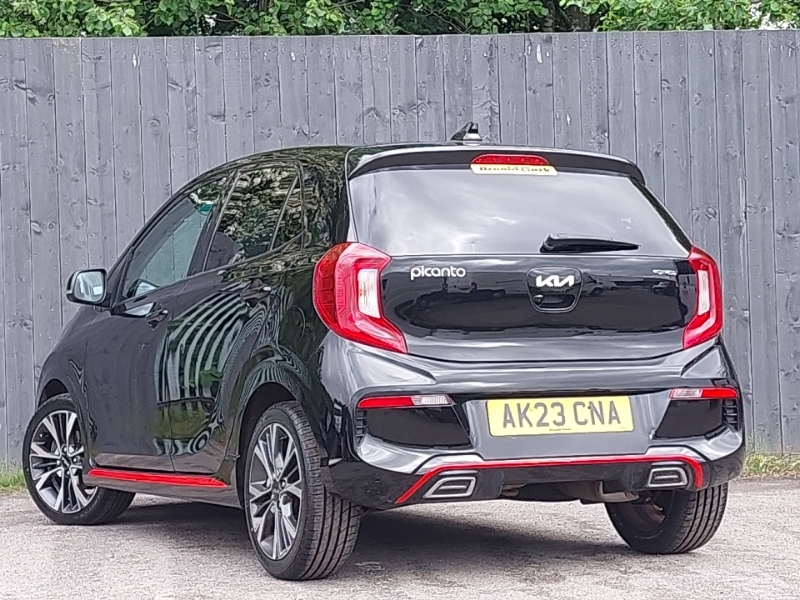 Kia Picanto 1.0 Gt-line 4 Seats AK23CNA Black #2