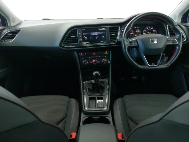 Seat Leon 1.4 Tsi 125 Fr Technology WJ68OZL Blue #3