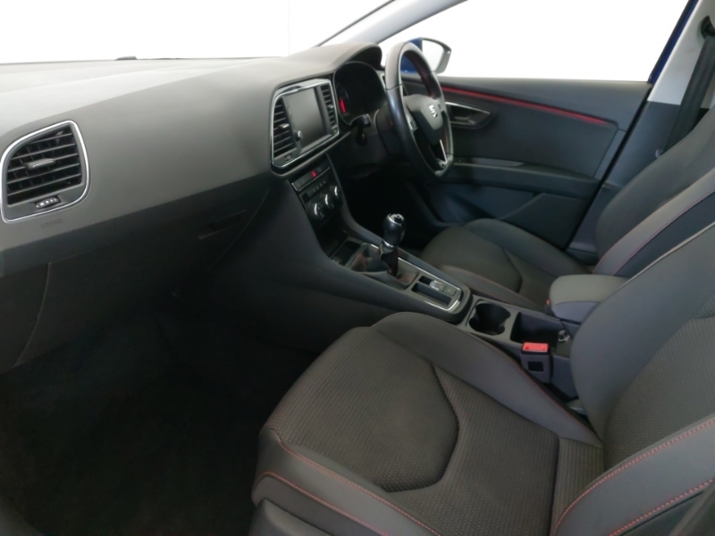 Seat Leon 1.4 Tsi 125 Fr Technology WJ68OZL Blue #5